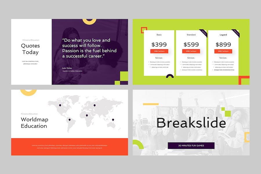 国外教育主题演讲Keynote模板 - 顶尖PPT