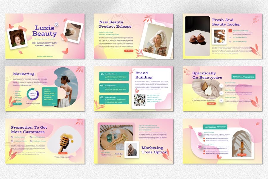 美容产品护肤推介展示讲述Keynote模板 - 顶尖PPT