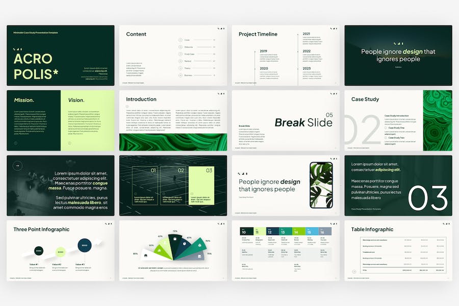 大气项目汇报案例研究商业合作多用途PPT模板 - 顶尖PPT