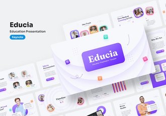 教育课程设计教学方案讲述Keynote模板 - 顶尖PPT