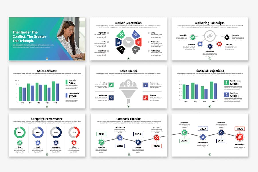 商业计划书项目策划融资PPT模板 - 顶尖PPT