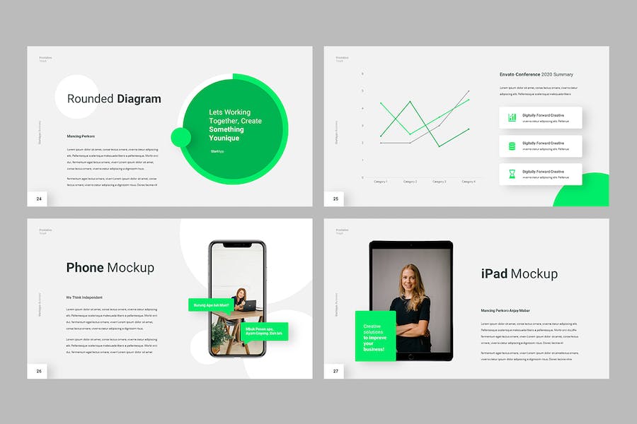 创业项目商业计划书路演Keynote模板 - 顶尖PPT