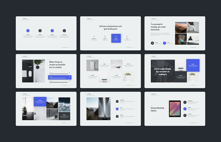 业务分析汇报keynote模板 - 顶尖PPT
