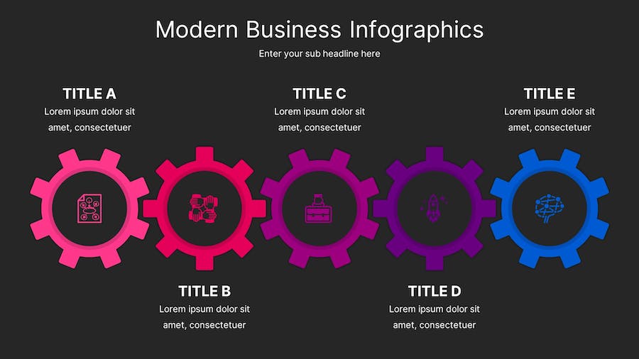 现代商业融资计划演讲Keynote模板 - 顶尖PPT
