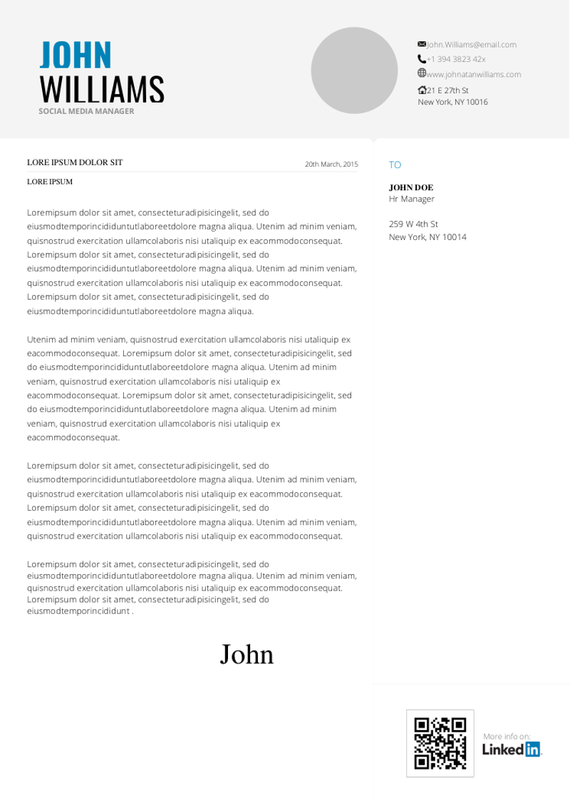 2页大气简约英文简历模板 - 顶尖PPT