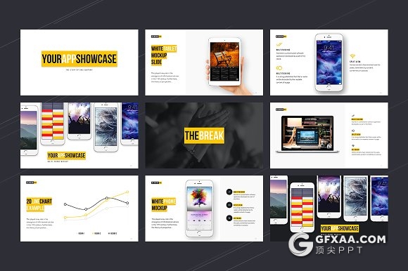 119页企业业务介绍投资组合keynote模板 - 顶尖PPT