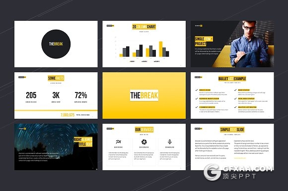 119页企业业务介绍投资组合keynote模板 - 顶尖PPT