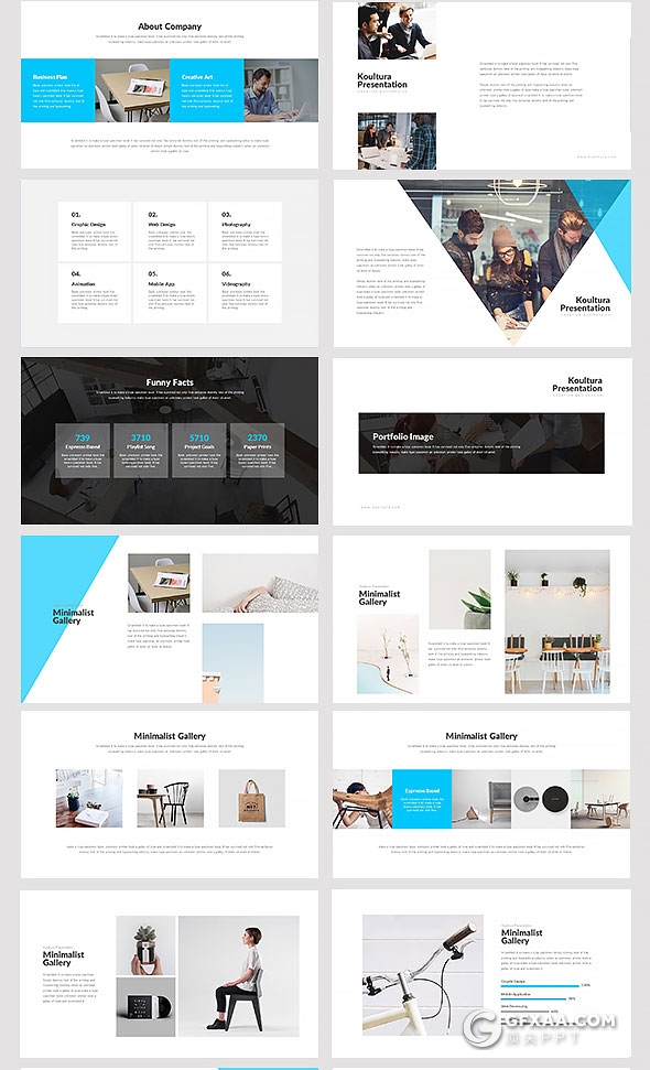 87页企业信息介绍工作总结汇报PPT模板 - 顶尖PPT