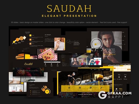 50页年度报告营销推广PPT模板 - 顶尖PPT