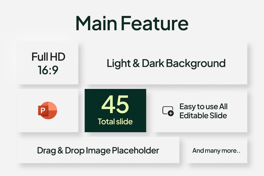 大气项目汇报案例研究商业合作多用途PPT模板 - 顶尖PPT