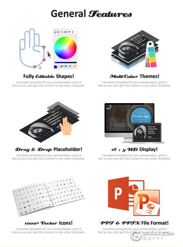 420页大型图形图表合集商务多用途PPT模板 - 顶尖PPT