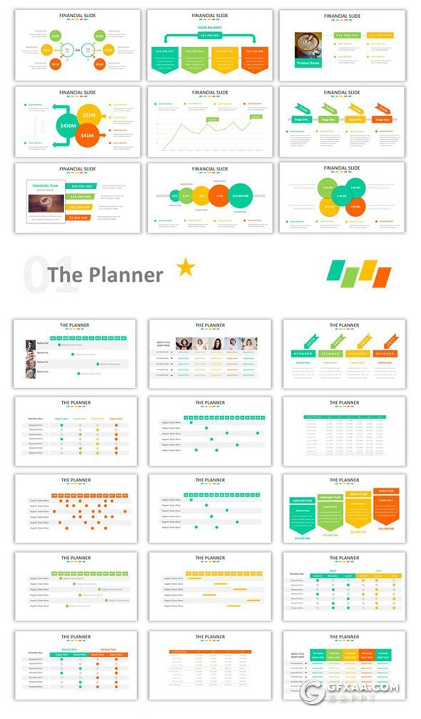 420页大型图形图表合集商务多用途PPT模板 - 顶尖PPT