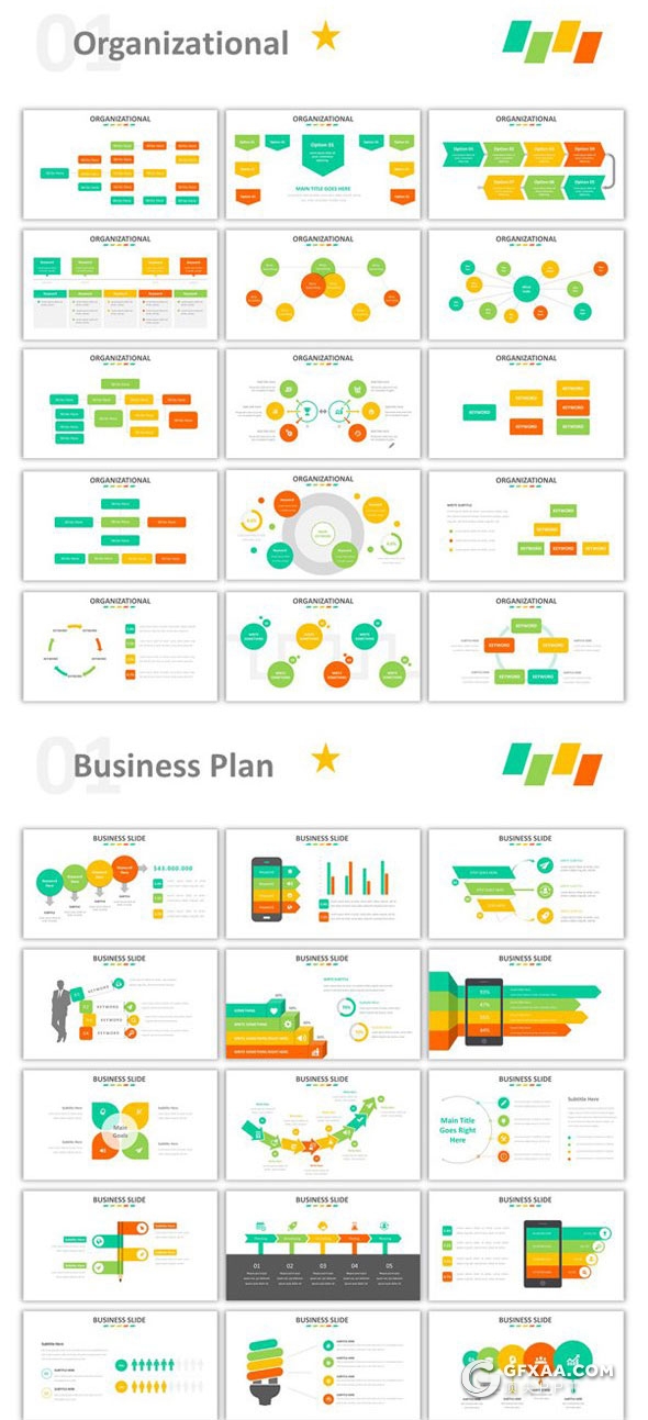 420页大型图形图表合集商务多用途PPT模板 - 顶尖PPT