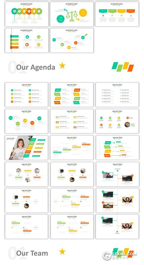 420页大型图形图表合集商务多用途PPT模板 - 顶尖PPT