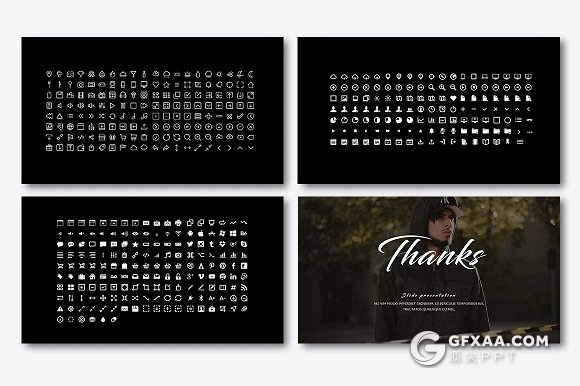 简约时尚杂志照片展示风格keynote模板 - 顶尖PPT