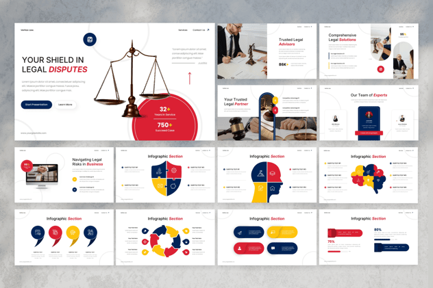 律师事务所介绍PPT模板 - 顶尖PPT