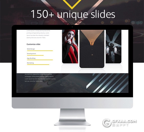 161页创意多边形组合商务数据统计PPT模板 - 顶尖PPT