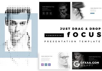 166页简约创意彩色半调风格PPT模板 - 顶尖PPT