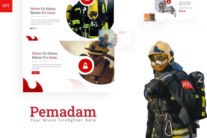 消防安全相关主题PPT模板 - 顶尖PPT