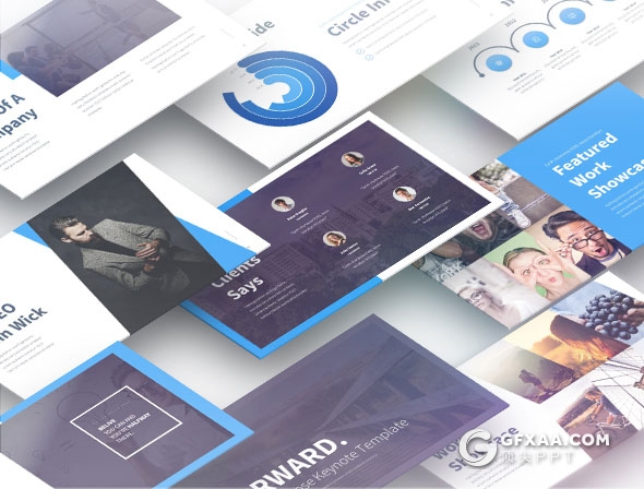 86页精致设计商务风格keynote模板10种配色 - 顶尖PPT