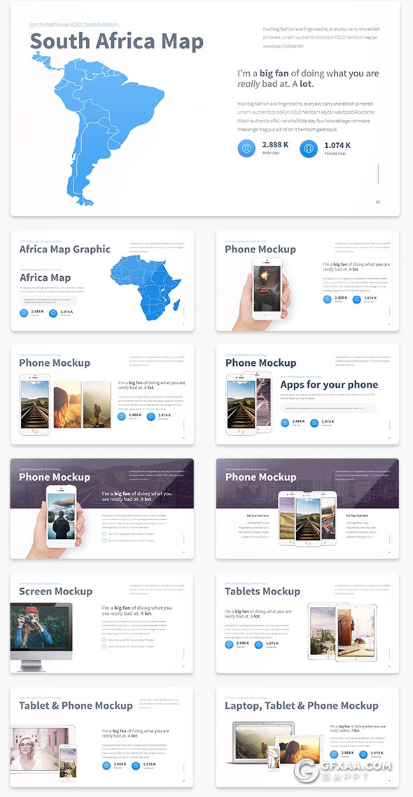 86页精致设计商务风格keynote模板10种配色 - 顶尖PPT