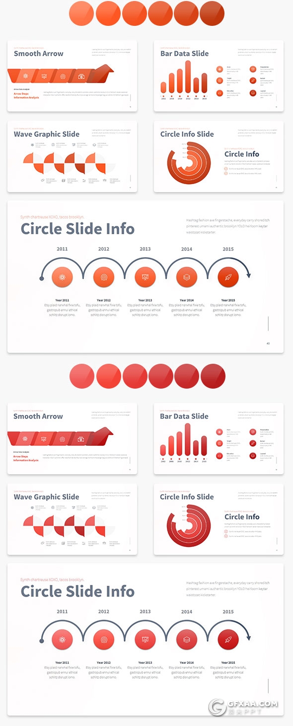 86页精致设计商务风格keynote模板10种配色 - 顶尖PPT