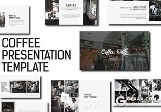 46页咖啡工艺介绍PPT模板 - 顶尖PPT