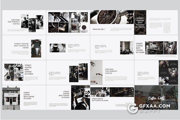 46页咖啡工艺介绍keynote模板 - 顶尖PPT