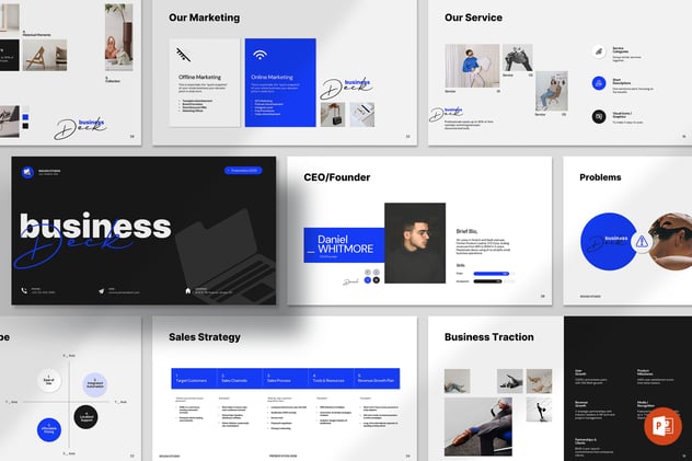 商务场景最佳商业平台PPT模板 - 顶尖PPT