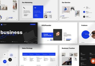 商务场景最佳商业平台PPT模板 - 顶尖PPT