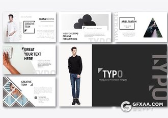 40页服装展示产品介绍简约风keynote模板 - 顶尖PPT