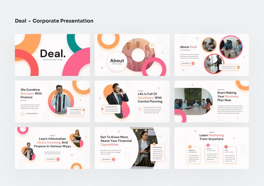 商务交易企业合作洽谈方案PPT模板 - 顶尖PPT