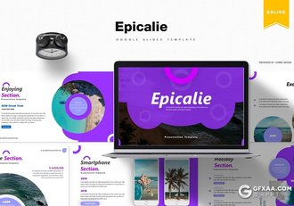 30页创意图形搭配设计商务工作分析统计Google slides模板 5种配色 - 顶尖PPT