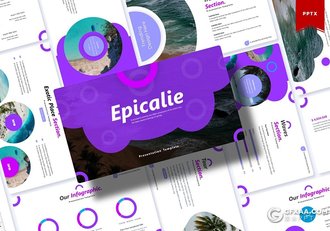 30页创意图形搭配设计商务工作分析统计ppt模板 5种配色 - 顶尖PPT