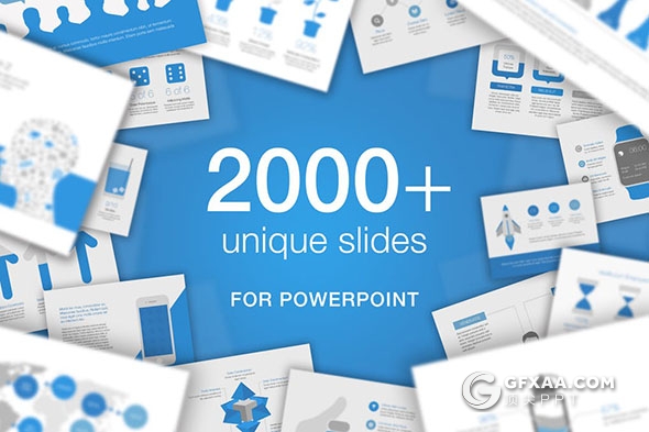 2000多个创意图形数据统计图表大合集4:3规格 - 顶尖PPT