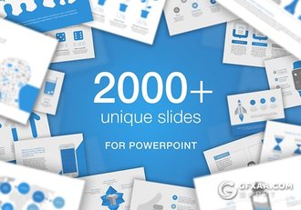 2000多个创意图形数据统计图表大合集4:3规格 - 顶尖PPT