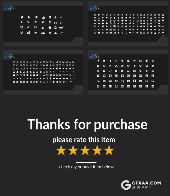 61页黑色典雅风格公司团队介绍PPT模板 - 顶尖PPT