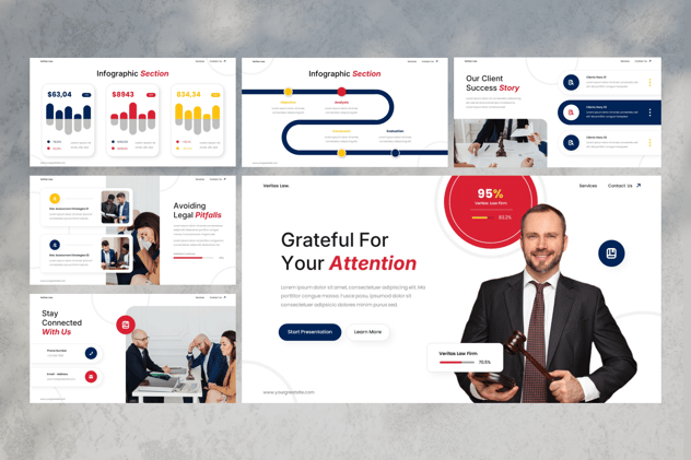 律师事务所介绍PPT模板 - 顶尖PPT