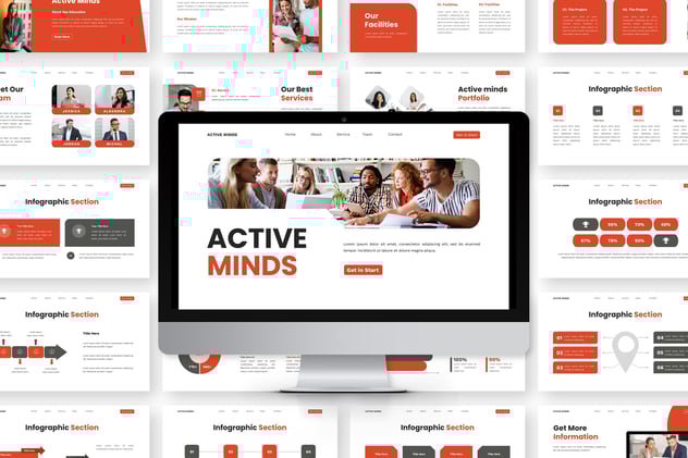 教师备课学术讲座教育机构展示keynote模板 - 顶尖PPT