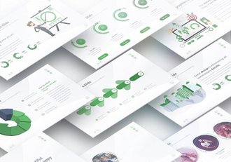 213页精致图形设计国外高端keynote模板10种配色 - 顶尖PPT