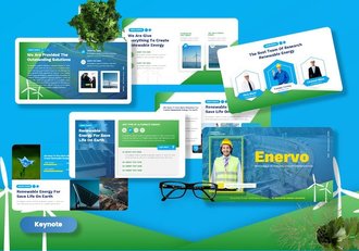 能源替代能源环保推广Keynote模板 - 顶尖PPT