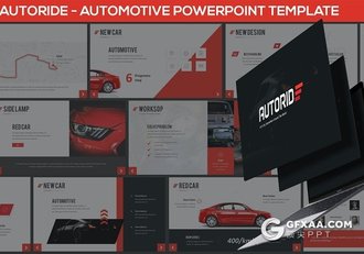 30页汽车行业介绍PPT模板 - 顶尖PPT