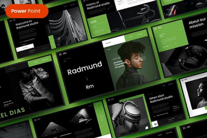 商务品牌推广营销策略市场分析PPT模板 - 顶尖PPT