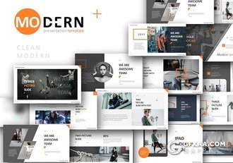 87页精致图形设计商务多用途PPT模板 - 顶尖PPT