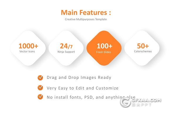 87页精致图形设计商务多用途PPT模板 - 顶尖PPT