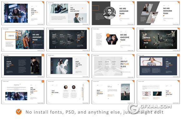 87页精致图形设计商务多用途PPT模板 - 顶尖PPT