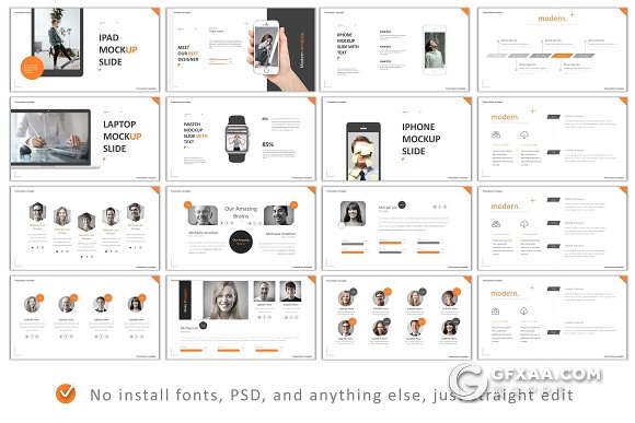 87页精致图形设计商务多用途PPT模板 - 顶尖PPT
