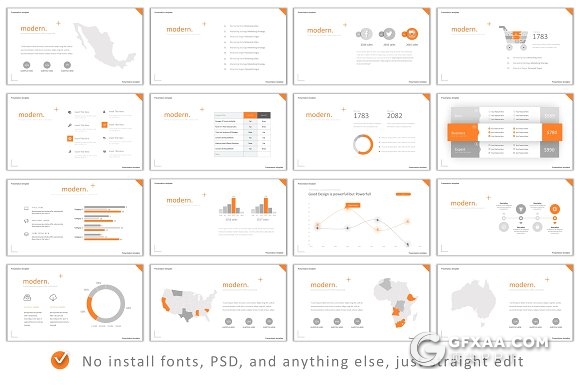 87页精致图形设计商务多用途PPT模板 - 顶尖PPT