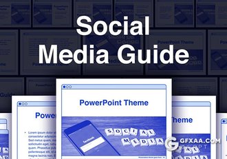 32页蓝色电脑窗口风格PPT模板4:3规格 - 顶尖PPT