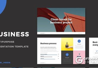 51页简约风格设计作品图片展示PPT模板 - 顶尖PPT